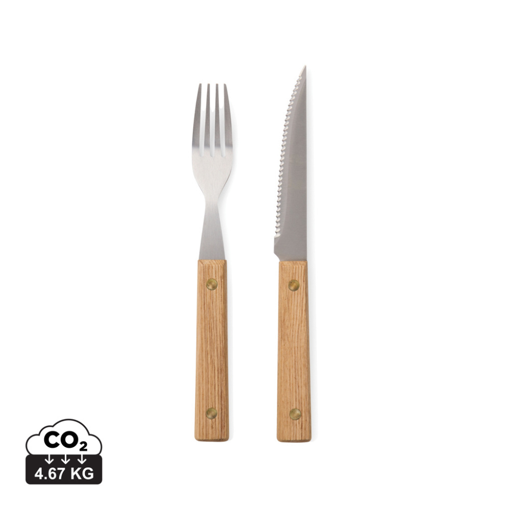 Logo trade ärikingi pilt: VINGA Paso 8 tk bbq söögiriistade komplekt