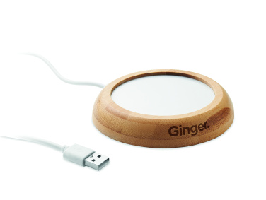 Logotrade ärikingi foto: Bambusest kruusisoojendaja USB-ga MUGLET