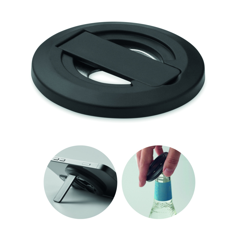 Logotrade meene foto: DOSENUNO Telefonihoidja ja pudeliavaja