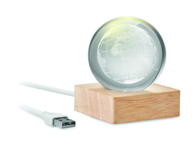 Logotrade firmakingid pilt: LED-klaasist kera