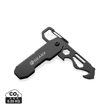 Logo trade firmakingi pilt: Kokkupandav Gear X EDC multitööriist karabiini ja pakilõikuriga