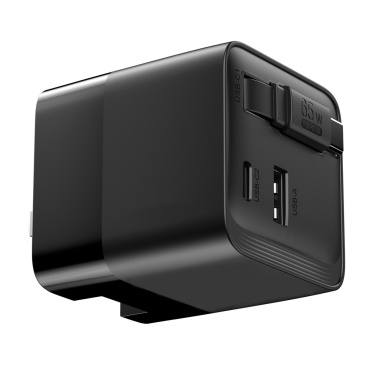 Logotrade ärikingi foto: Urban Vitamin Mendocino 65W GaN laadija sissetõmmatav kaabel