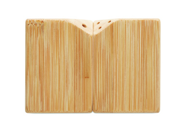 Logotrade firmakingituse foto: Bambusest soola- ja piprakomplekt