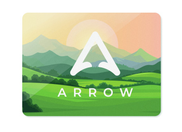 Logotrade reklaamkingituse foto: MAGREC 75 PVC-st ristkülikukujuline magnet