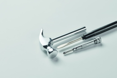 Logotrade meened pilt: CLAW IT süsinikterasest haamer ja kruvikeeraja