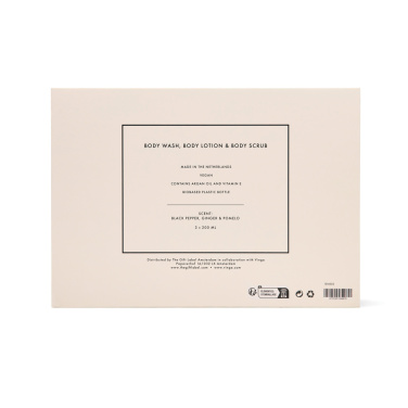 Logo trade reklaamkingitused foto: VINGA x TGL kehahoolduse kinkekomplekt