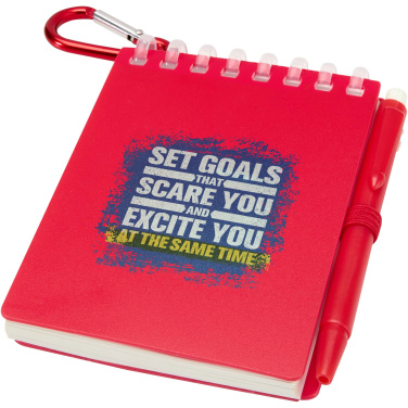 Logo trade reklaamtooted foto: Lig Mini pehmekaaneline märkmiku ja pastapliiatsi komplekt