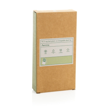 Logotrade ärikingid pilt: Aervina RCS taaskasutatud plastist laetav lauaventilaator