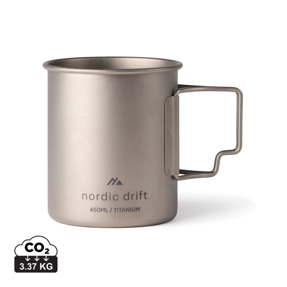 Logo trade meene pilt: Nordic Drift Trail Ultra Light Titanium 450ml kruus