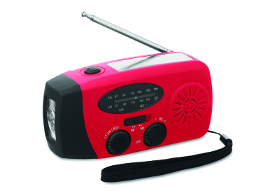 Logotrade ärikingitused pilt: Kaasaskantav SOS raadio LED-taskulampiga ONDA