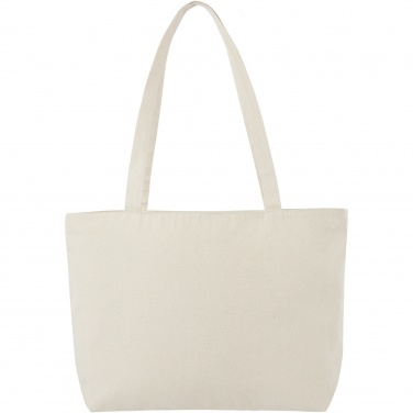 Logotrade liikelahjat mainoslahjat tuotekuva: Ningbo vetuketjullinen kauppakassi, 320 g/m² 15L