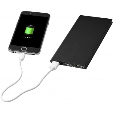 Logo trade mainoslahjat tuotekuva: 8 000 mAh:n alumiininen Plate -varavirtalähde