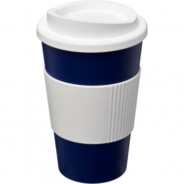 Logo trade mainostuotet tuotekuva: Americano® 350 ml eristetty muki oterenkaalla