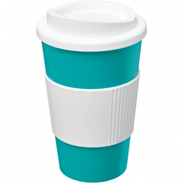 Logotrade mainoslahjat kuva: Americano® 350 ml eristetty muki oterenkaalla