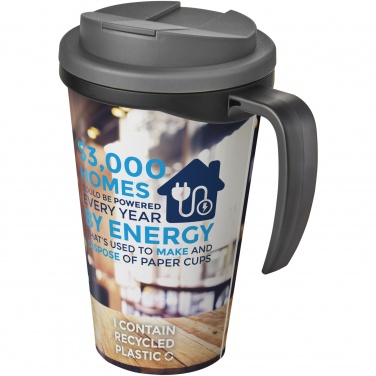 Logo trade liikelahja kuva: Brite-Americano® Grande 350 ml muki, läikyttämätön kansi