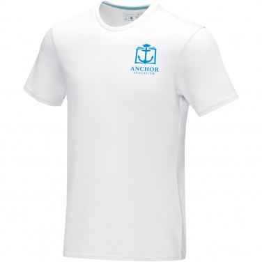 Logo trade mainoslahja kuva: Azurite short sleeve men’s organic t-shirt
