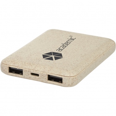 Logotrade liikelahjat kuva: Asama-varavirtalähde, 5 000 mAh, vehnänolkea