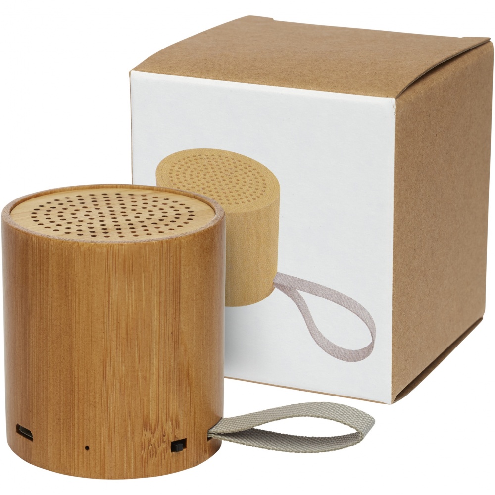 Logo trade mainoslahja ja liikelahja tuotekuva: Lako Bluetooth® -kaiutin, bambua 