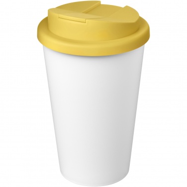 Logo trade mainostuote kuva: Americano® Eco 350 ml kierrätysmuki läikkymättömällä kannella