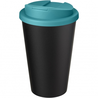 Logo trade liikelahjat mainoslahjat kuva: Americano® Eco 350 ml kierrätysmuki läikkymättömällä kannella