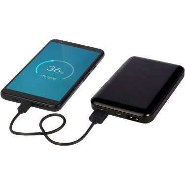 Logotrade liikelahjat mainoslahjat tuotekuva: Gleam 5000 mAh:n ultraohut valaistuva varavirtalähde