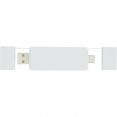 Logo trade mainoslahja ja liikelahja tuotekuva: Mulan Kaksois USB 2.0 -hubi