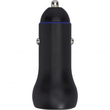 Logotrade mainoslahja ja liikelahja kuva: Pilot 55 W USB-C/USB-A -kaksoislaturi autoon