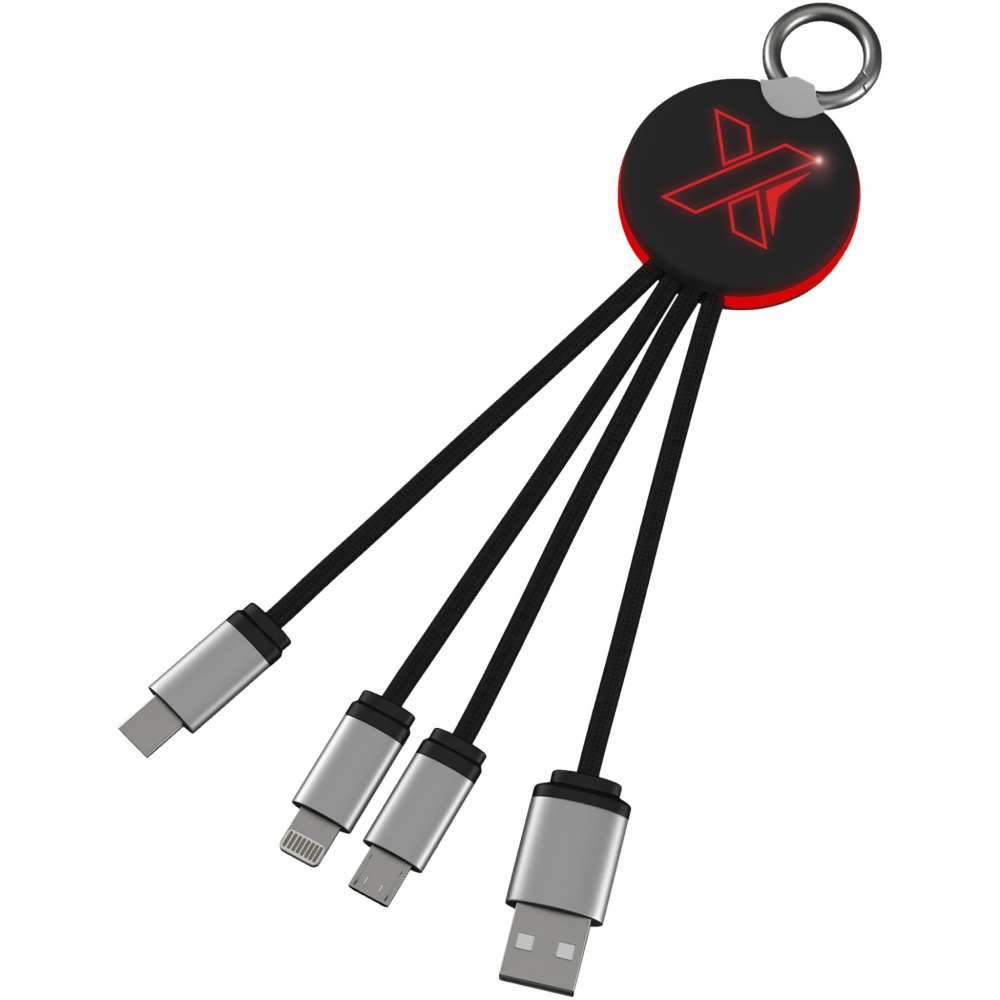 Logotrade mainoslahja ja liikelahja kuva: SCX.design C16 -kaapeli, pyöreä, valaistuva