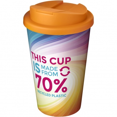 Logo trade mainostuote kuva: Brite-Americano® Eco 350 ml:n läikyttämätön eristetty kahvimuki
