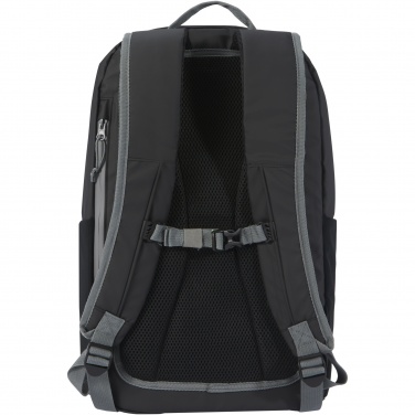 Logotrade liikelahja mainoslahja kuva: Aqua 15" GRS-kierrätetty vedenkestävä reppu kannettavalle tietokoneelle 21 l
