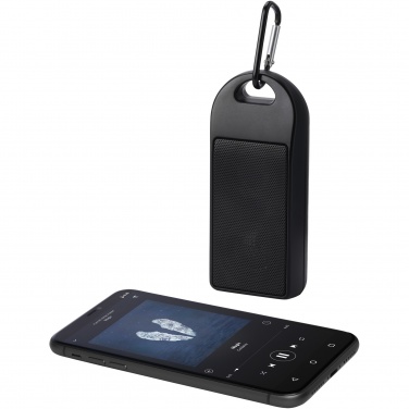Logotrade liikelahjat kuva: Omni 3 W IPX4 RCS-kierrätetystä muovista valmistettu Bluetooth®-kaiutin