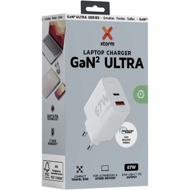 Logotrade mainoslahjat kuva: Xtorm XEC067 GaN²Ultra 67 W seinälaturi