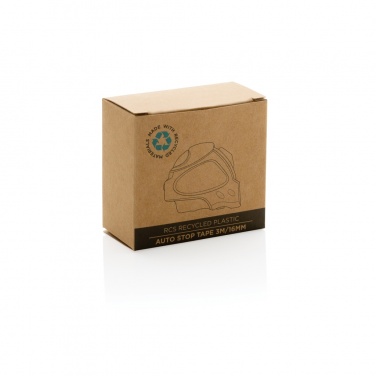 Logotrade liikelahja tuotekuva: RCS Auto stop mittanauha 3m/16mm kierrätetystä muovista