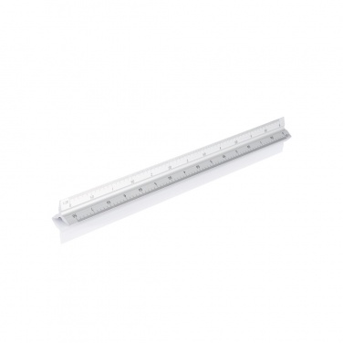 Logotrade liikelahjat mainoslahjat tuotekuva: Alumiininen kolmikulmaviivoitin - 30 cm