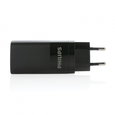 Logotrade liikelahjat mainoslahjat tuotekuva: Philips 65 W erittäin nopea PD 3-porttinen USB-laturi