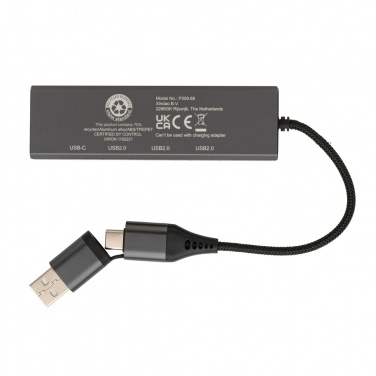 Logo trade mainoslahjat ja liikelahjat kuva: Terra RCS alumiininen USB-hub 3 portilla
