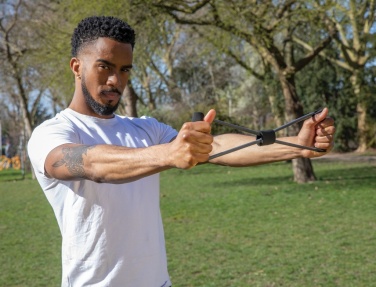 Logotrade liikelahja tuotekuva: 8-muotoinen treeninauha kassissa