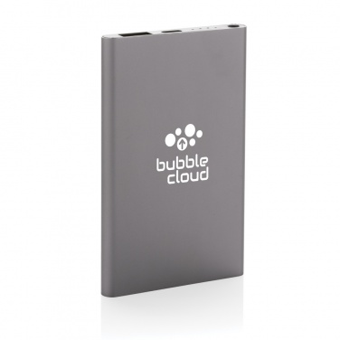Logo trade liikelahjat mainoslahjat kuva: 4000mAh virtapankki USB-C:llä RCS muovista/alumiinista