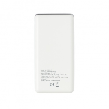 Logo trade liikelahja kuva: Huippunopea 10 000 mAh:n varavirtalähde, PD
