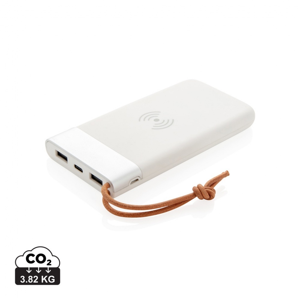 Logotrade mainoslahjat ja liikelahjat tuotekuva: Aria 8000 mAh 5 W:n langaton varavirtalähde
