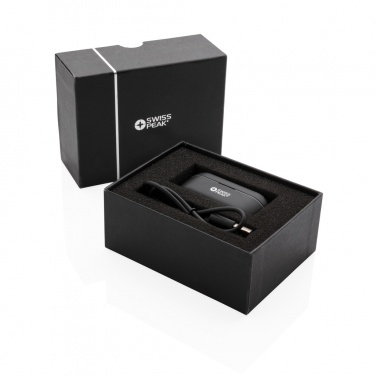 Logo trade mainoslahjat tuotekuva: Swiss Peak TWS -nappikuulokkeet