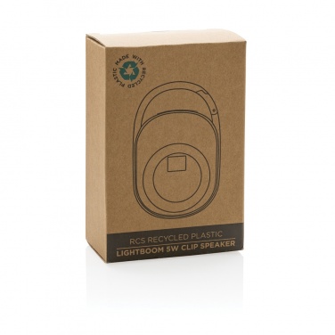 Logotrade liikelahjat mainoslahjat tuotekuva: RCS Lightboom 5W clip-kaiutin kierrätetystä muovista