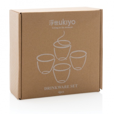 Logo trade mainoslahja kuva: Ukiyo 4-osainen kuppisetti
