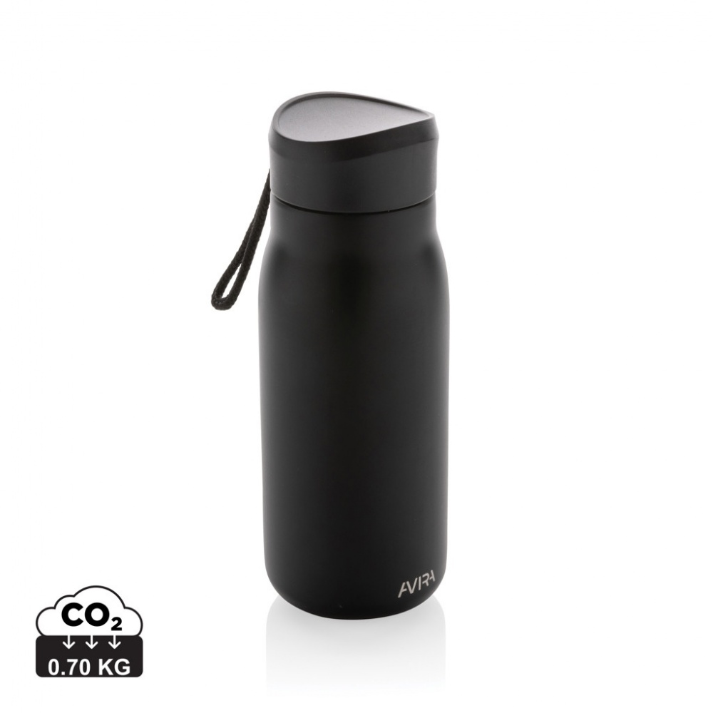 Logotrade mainostuote tuotekuva: Avira Ain RCS re-steel 150ml minimatkapullo