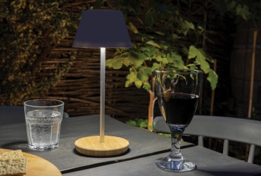 Logo trade liikelahjat mainoslahjat kuva: Pure Glow USB-ladattava pöytälamppu RCS muovista