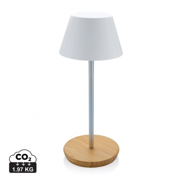 Logo trade liikelahjat mainoslahjat kuva: Pure Glow USB-ladattava pöytälamppu RCS muovista