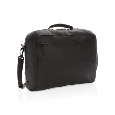Logotrade mainoslahja ja liikelahja kuva: Musta PVC-vapaa Fashion-laptoplaukku 15,6"