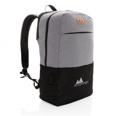 Logo trade liikelahjat mainoslahjat kuva: Moderni PVC-vapaa 15,6"" USB & RFID -laptopreppu