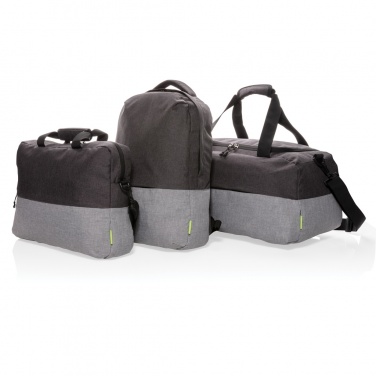 Logotrade liikelahja tuotekuva: PVC-vapaa Duo color RPET 15,6” RFID -laptopreppu