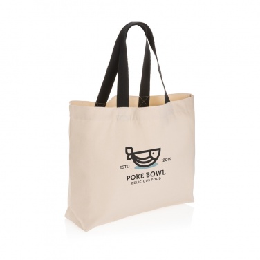 Logo trade mainoslahja ja liikelahja tuotekuva: Impact Aware™ 240 gsm rcanvas iso ostoskassi värjäämätön